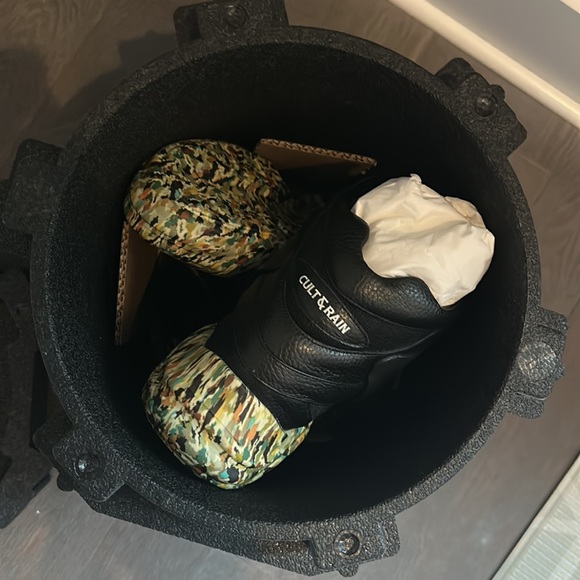 Cult & Rain Custom Luxury NFT Shoes, Black and Camo, size 10 - Picture 9 of 10